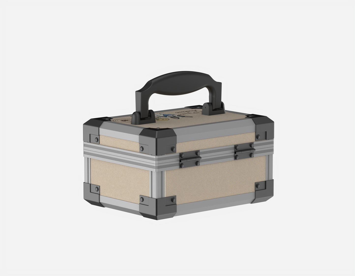 Rear side view of YOFUN Malle Canine BB Edition mini lock case