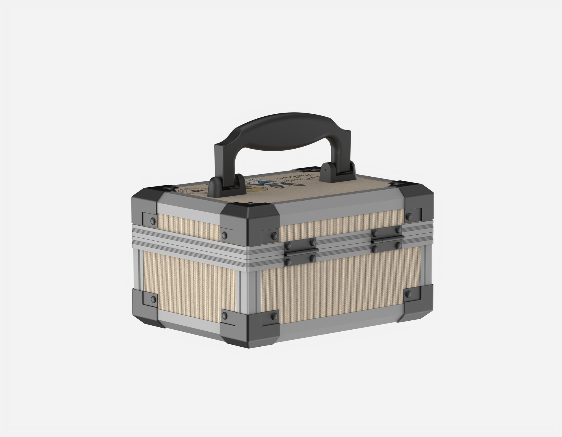 Rear side view of YOFUN Malle Canine BB Edition mini lock case