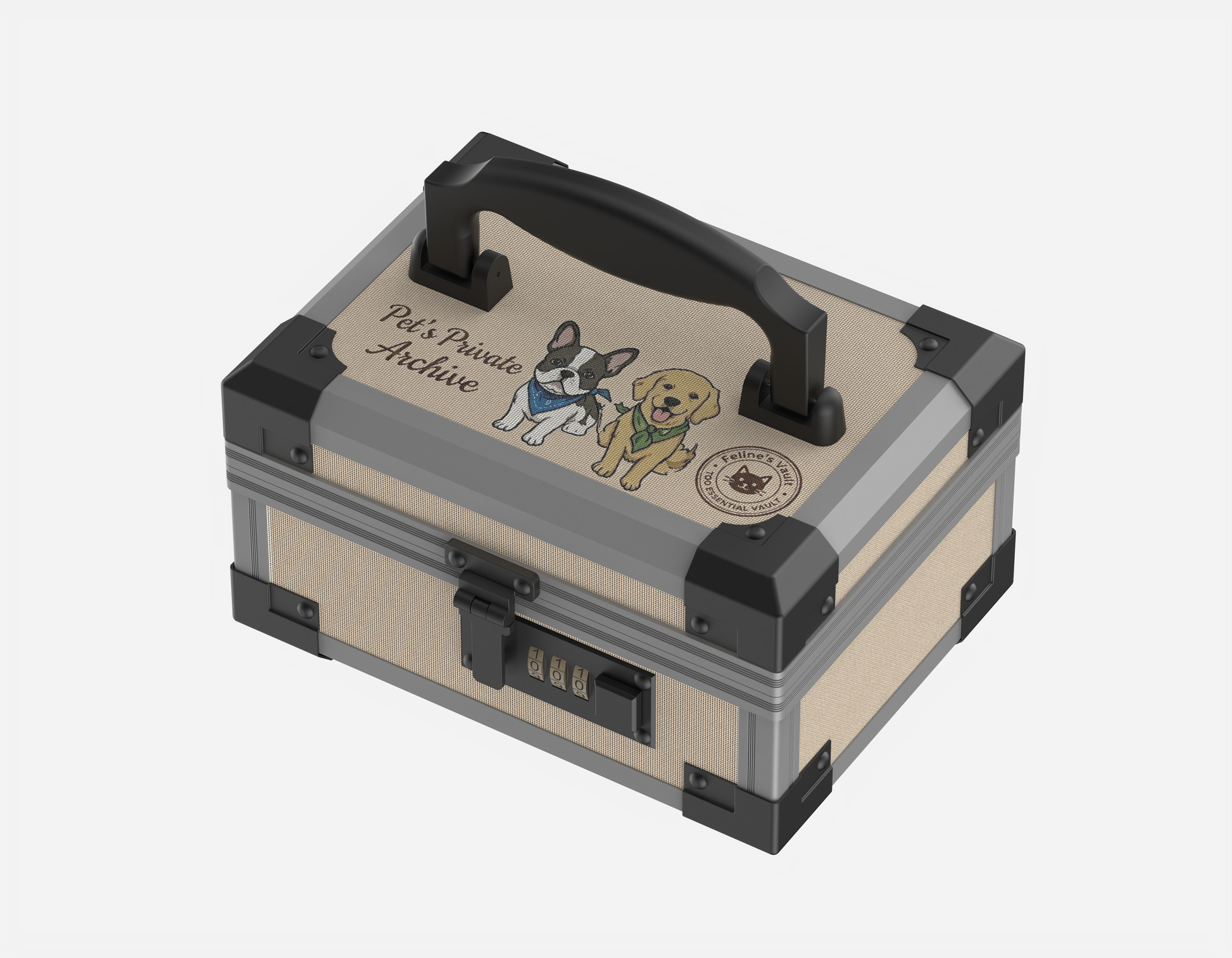 YOFUN Malle Canine BB Edition with 3-digit lock top view
