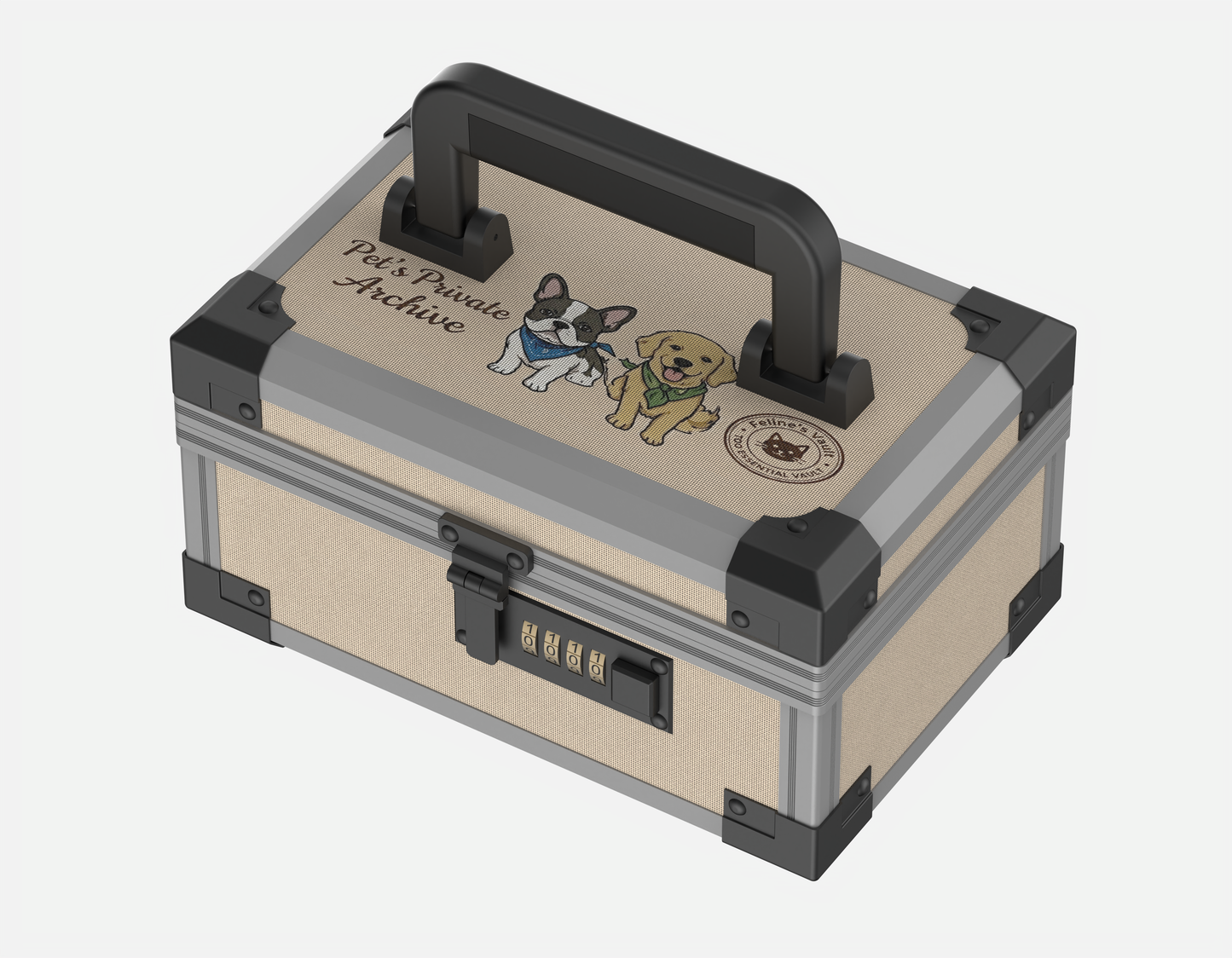 YOFUN Malle Canine MM Edition with 4-digit lock top view