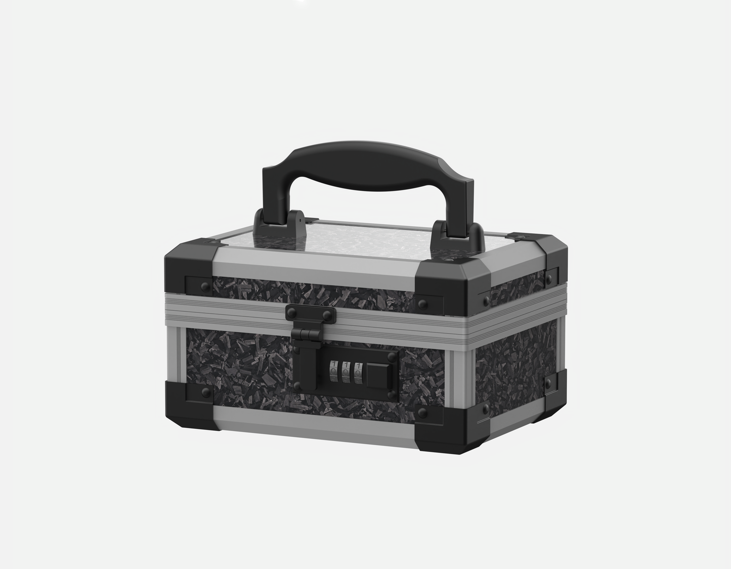 Front view of YOFUN Malle Carbon Shard BB Edition with 3-digit lock