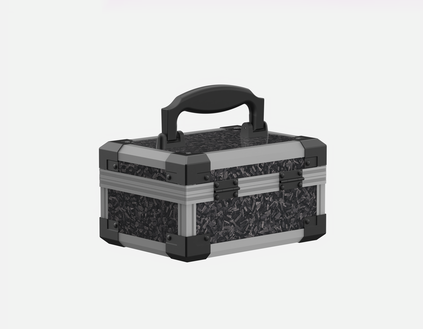 Rear side view of YOFUN Malle Carbon Shard BB Edition mini lock case