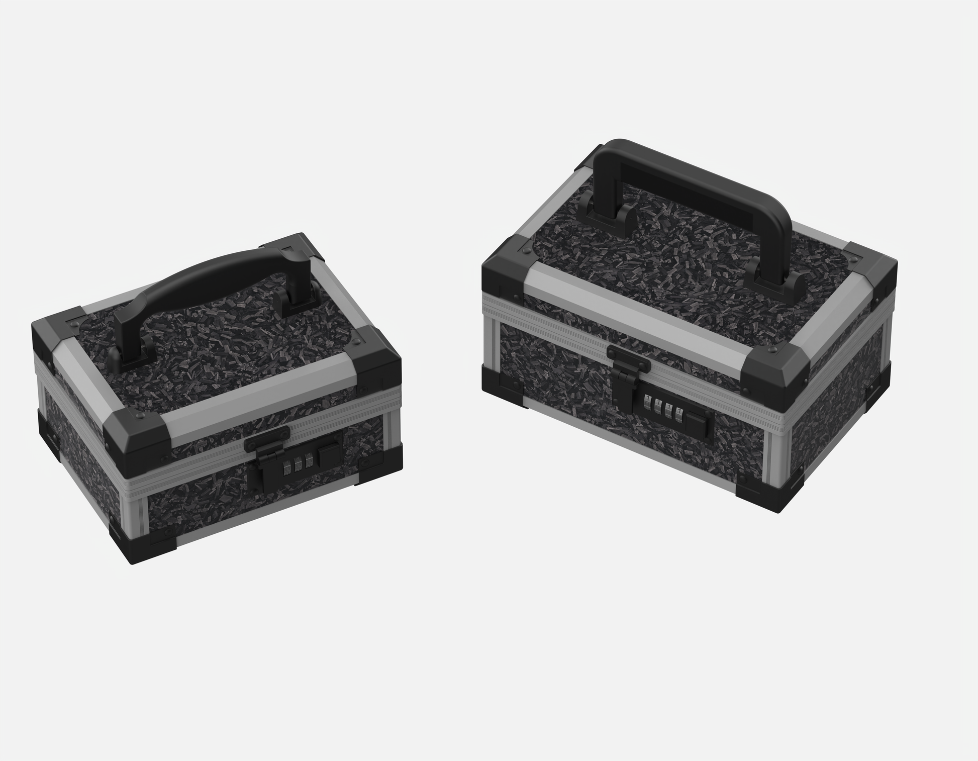Closed size comparison of YOFUN Malle Carbon Shard BB and MM Editions