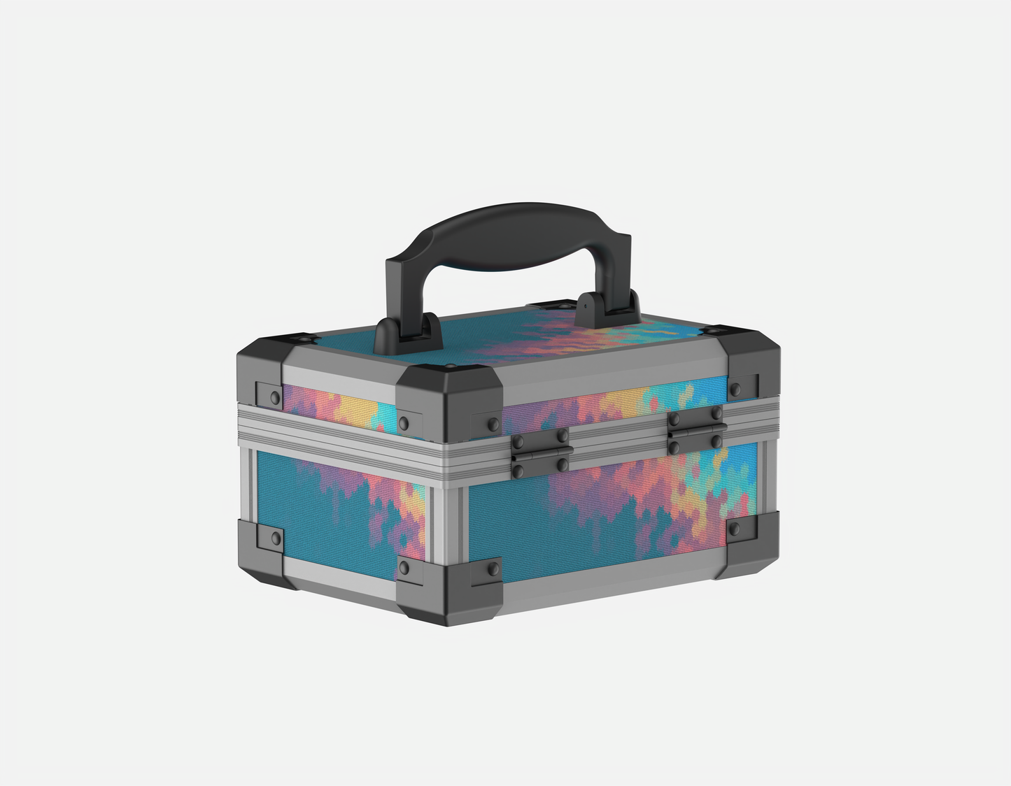 Rear side view of YOFUN Malle Chromatic Reverie BB Edition mini lock case