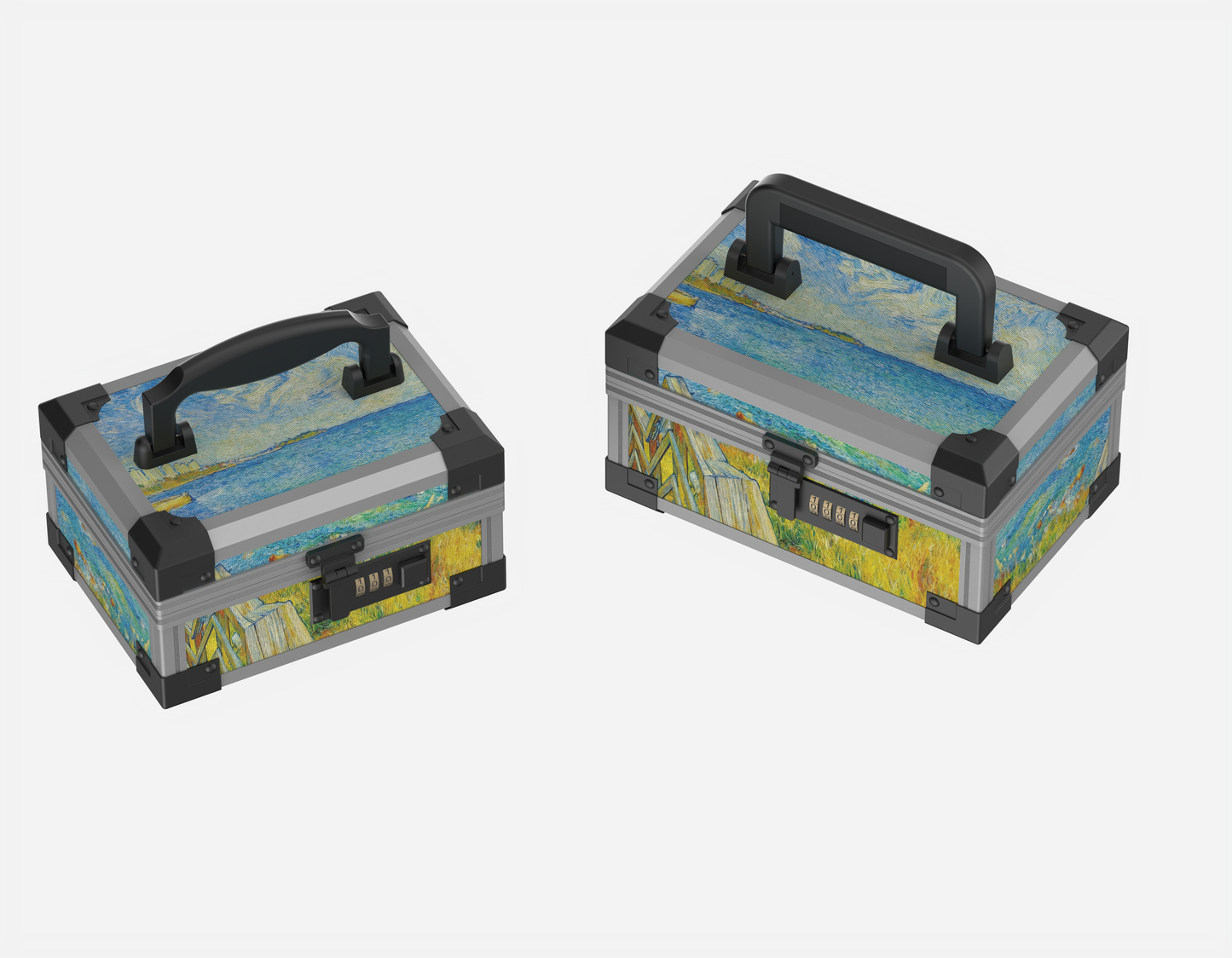 Closed size comparison of YOFUN Malle Coastal Serenity BB and MM Editions