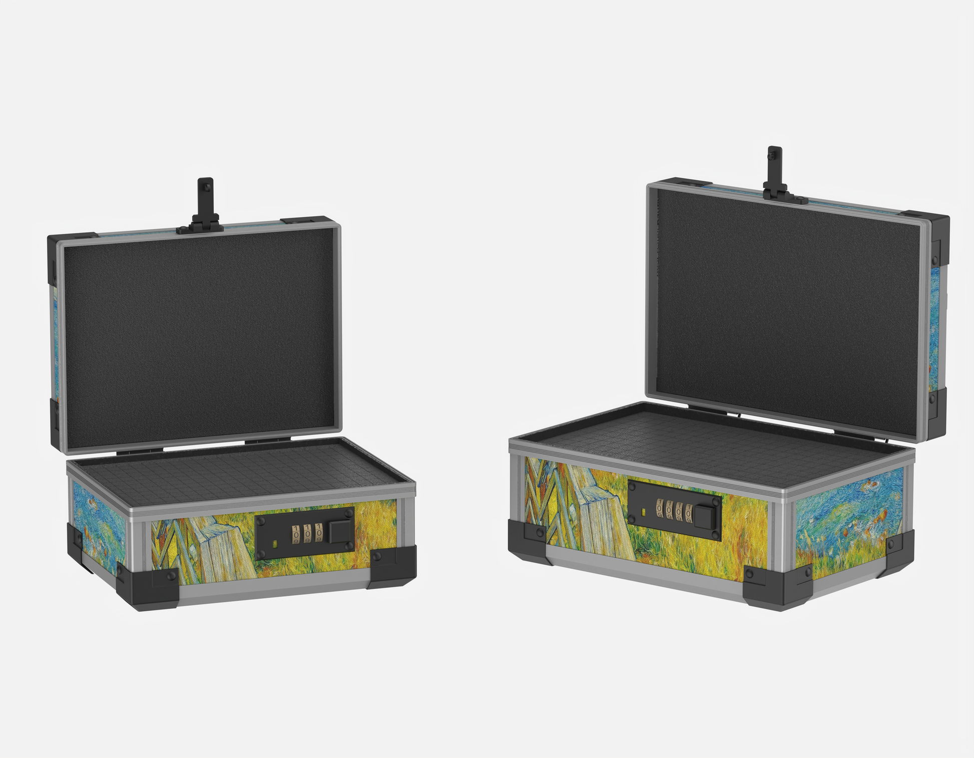 Open size comparison of YOFUN Malle Coastal Serenity BB and MM Editions