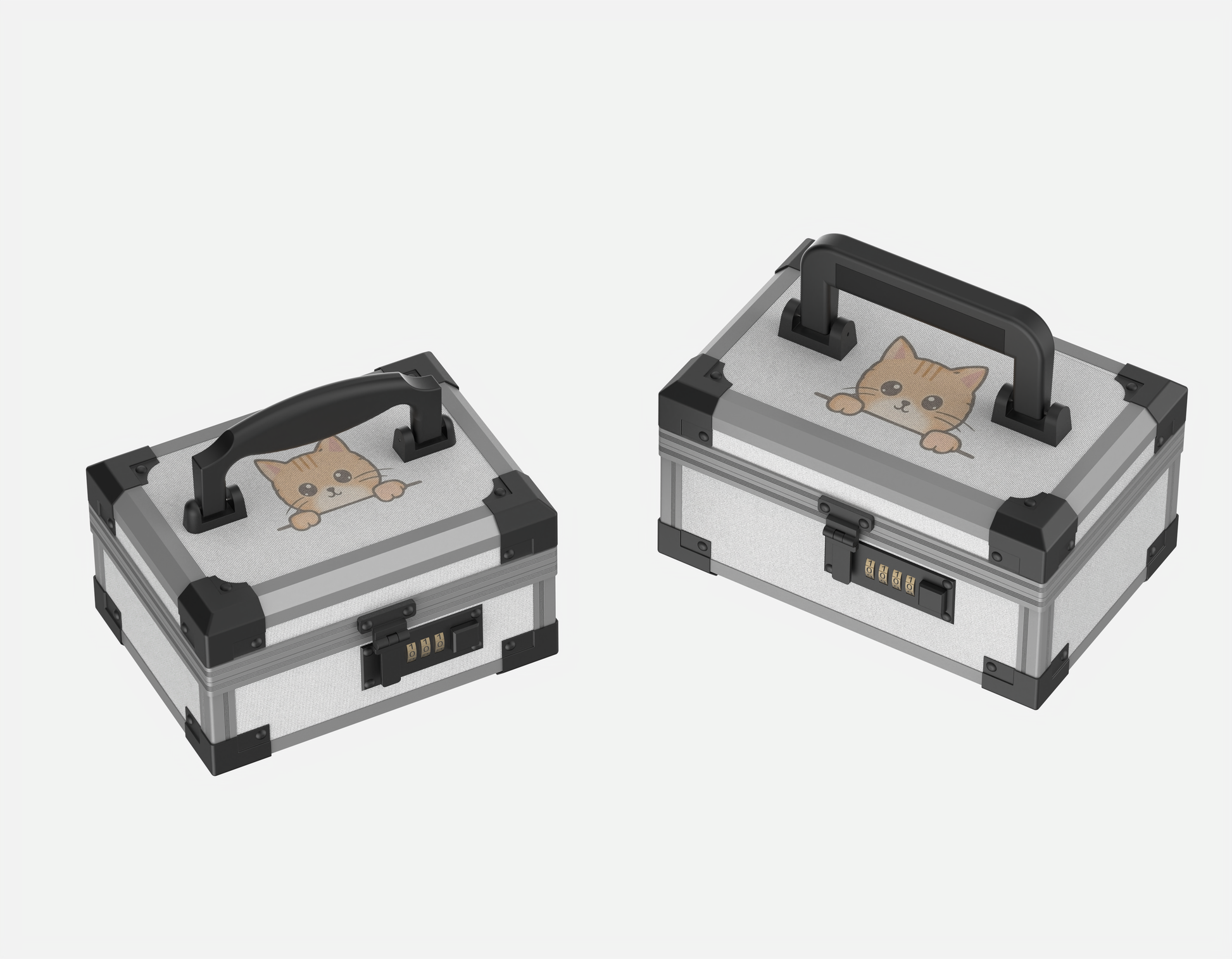 Closed size comparison of YOFUN Malle Feline BB and MM Editions