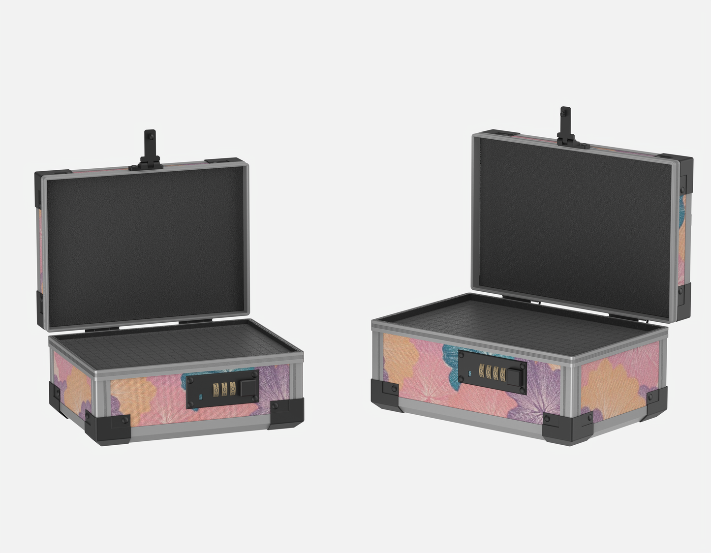 Open size comparison of YOFUN Malle Ginkgo Prism BB and MM Editions