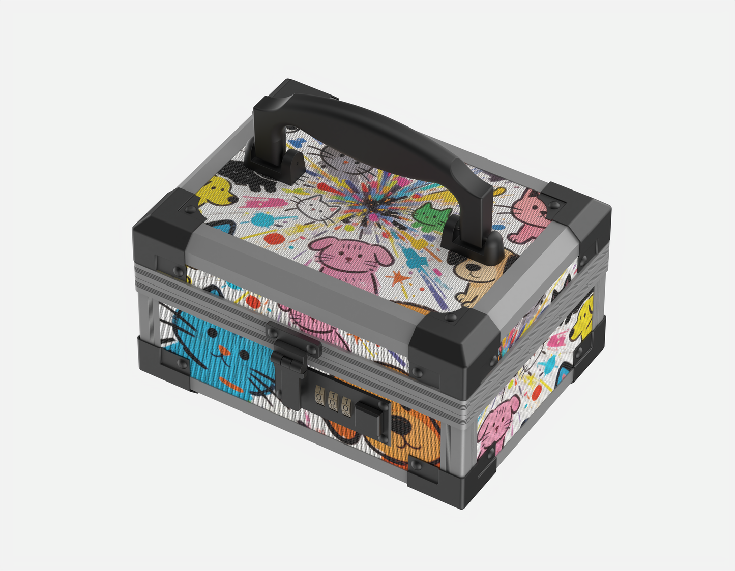 YOFUN Malle Kaleido BB Edition with 3-digit lock top view