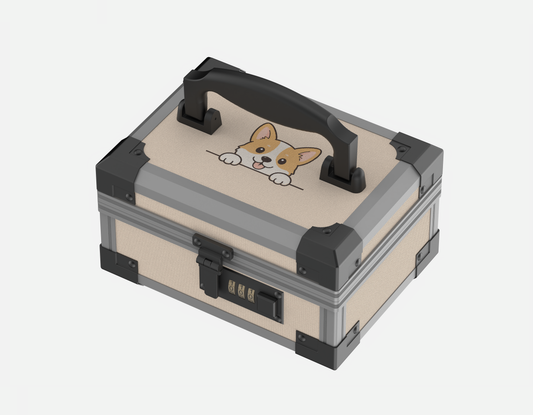 YOFUN Malle Playful Paws BB Edition with 3-digit lock top view