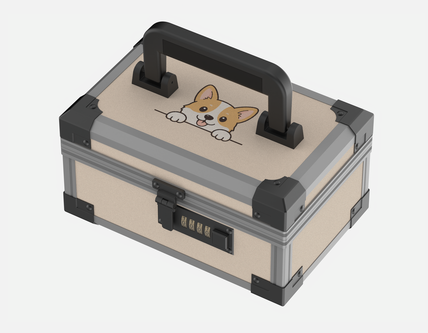 YOFUN Malle Playful Paws MM Edition with 4-digit lock top view