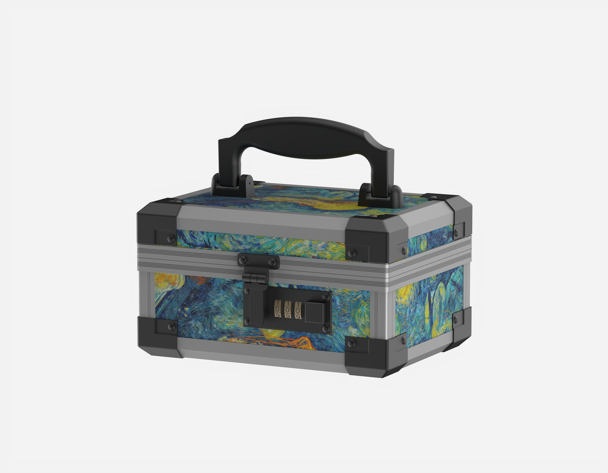 Front view of YOFUN Malle Starry Abyss BB Edition with 3-digit lock