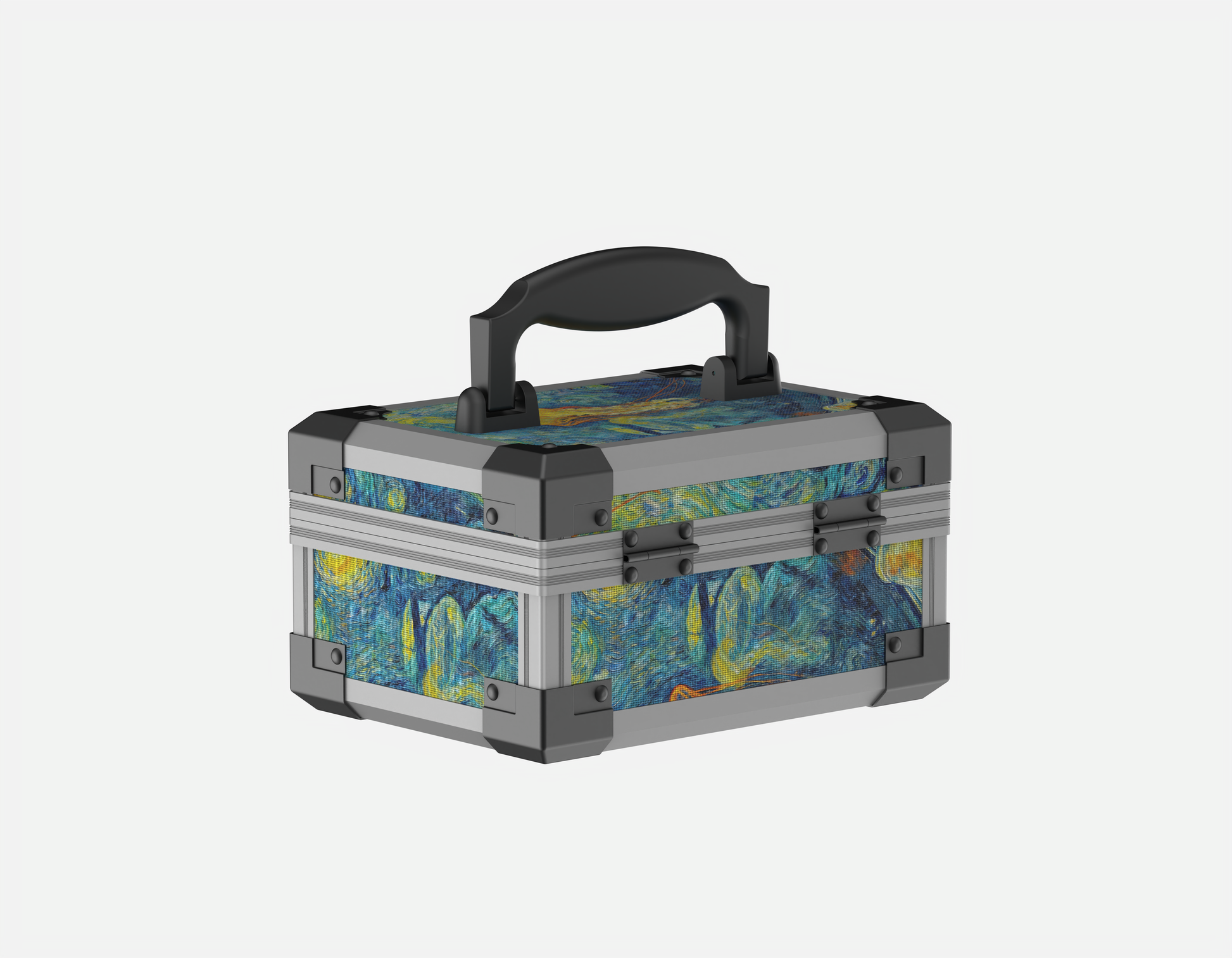 Rear side view of YOFUN Malle Starry Abyss BB Edition mini lock case
