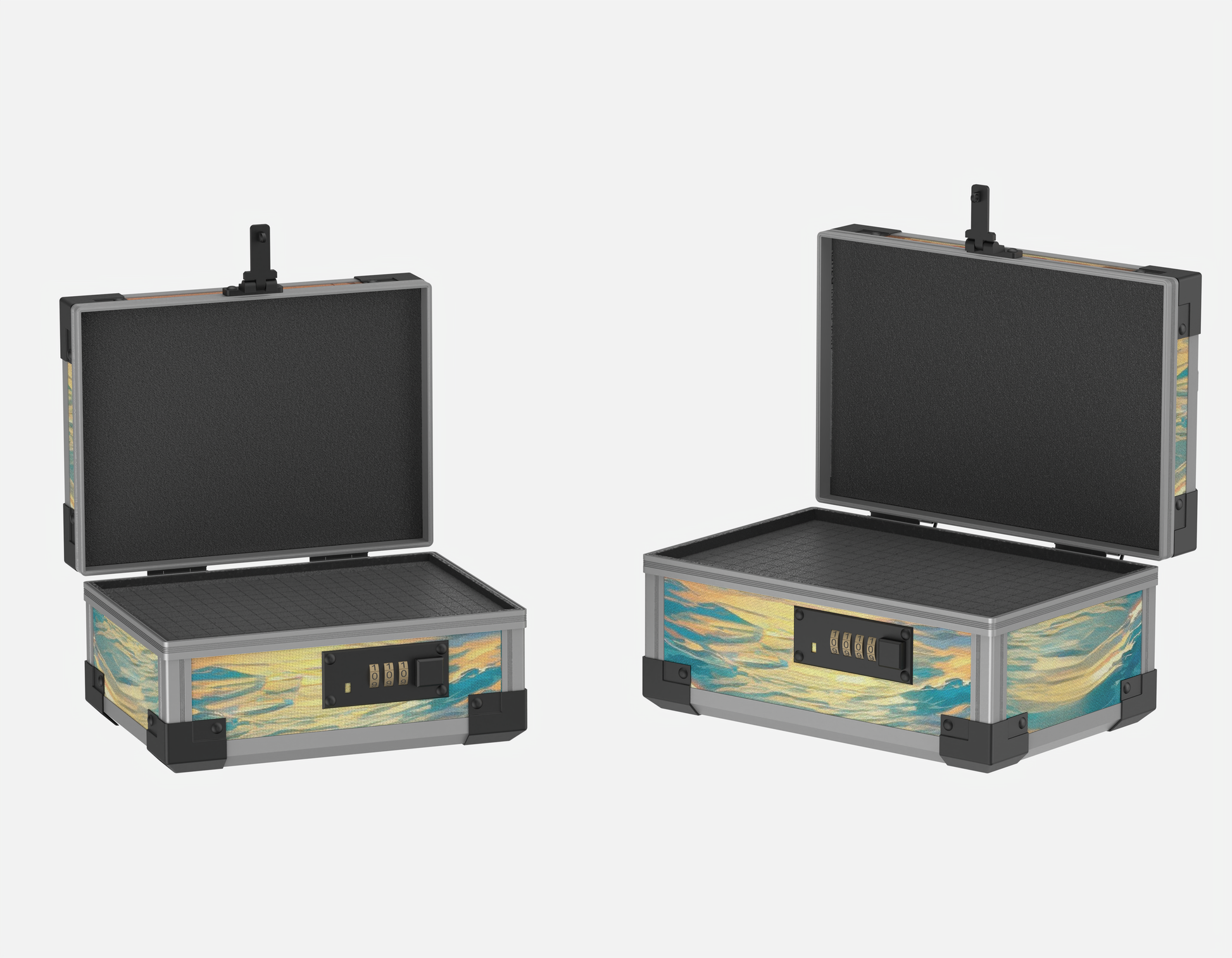 Open size comparison of YOFUN Malle Voyager BB and MM Editions